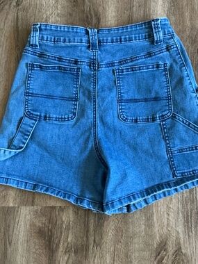 Women’s Shorts Size 26 Carpenter Jean Cotton Stretch Blue Denim High Waist *READ